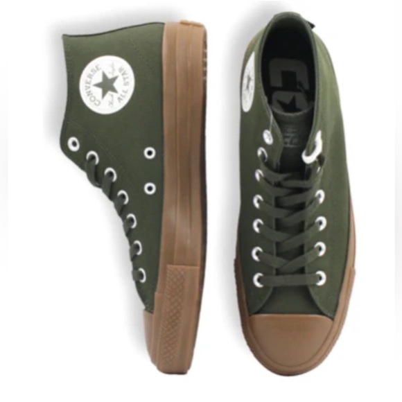 NEW - Converse Chuck Taylor All Star Pro Canvas Mid Nomad Khaki - Picture 2 of 10